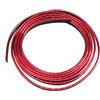 Simoni Racing CHR Profilo Cromato per Interni Auto, Striscia Decorativa per Auto 3 mt, Colore Rosso