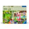Ravensburger 12001362-Puzzle Anziani, con 100 Pezzi maneggevoli, Grande Immagine e Base per Puzzle, 12001362