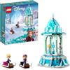 LEGO Disney Frozen La Giostra Magica di Anna ed Elsa, Giocattolo Ispirato al Castello di Frozen con Micro Bambolina della Principessa e Olaf, Giochi Regalo per Bambini e Bambine dai 6 Anni in su 43218