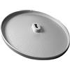 NINKA 5850.98 70962 ProArc-Piano Girevole Circolare per Armadio angolare da Cucina, 900 mm, con Pellicola Antiscivolo Integrata, in plastica, Colore: Grigio Alluminio, Argento