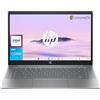 HP Chromebook Plus 14a-nf0003sl, Intel Core i3-N305, 8GB RAM LPDDR5, 256GB UFS SSD, Display 14 FHD IPS 300 Nits, Antiriflesso, Micro-edge, Grafica Intel UHD, 1080p Privacy Cam TNR, ChromeOS, Grigio