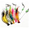WJUAN 5 Pezzi Falso Gancio per Esche per Gamberetti 9 cm/ 5,7 g Esca Gamberi Luminosi, Finti Gamberi con Ami Adatta per Pesca a Mosca Pesce Persico di Pesce di Mare (5 Colori)