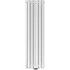 SONNI radiatore termoarreto a parete 1800 x 465 x 48 mm, termosifone a soggiorno potenza 804 W, radiatore verticare strato singolo da bagno, connessioni centrali G 1/2 - Bianco