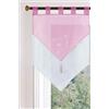 Gardinenbox Panneaux 2023710 - Tendina in voile a doppio strato, 90 x 60 cm, colore: rosa