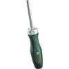 Bosch Tournevis a cliquet a embout (mécanisme a 36 dents porte-embout magnétique poignée Softgrip)