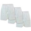 Xamic Nord-Est 3 Paia Mutande, Boxer Uomo America 100% Cotone, Taglie 4-5-6-7-8-9-10 (5, Bianco)