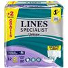 Lines Specialist Pannolone a Mutandina, 12 + 2 Assorbenti per Incontinenza Uomo e Donna, Taglia M