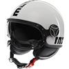 MomoDesign Casco Jet MomoDesign - Fgtr Evo - Mono Lucido Bianco Quarzo Nero