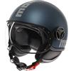 MomoDesign Casco Jet MomoDesign - Fgtr Evo - Mono Opaco Avio Argento