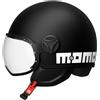 MomoDesign Casco Jet MomoDesign - Fgtr Classic - Mono Opaco Nero Bianco