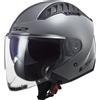 Ls2 Casco Jet LS2 Copter II - Grigio Nardo Lucido