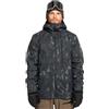 Quiksilver Mission Printed JK Giacca, Natura Zoom Dark Shadow, L Uomo