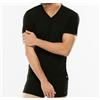 Lovable T-shirt M/M scollo V Lovable L8439 Nero
