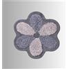 PHP Tappeto Php Number One Flower Grigio
