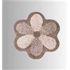 PHP Tappeto Php Number One Flower Tortora