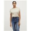 Vila T-shirt girocollo Donna VILA Cement
