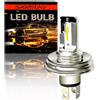 SageSunny Lampadina LED P45T H5 r2 LED DC 9-85v 15W 1800lm anabbaglianti e abbaglianti 6000k bianco per illuminazione moto, quad, plug&play Pacco da 1 Pezzi - Garanzia 18 mesi