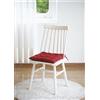 Farfallarossa Comfort - Cuscino Sedia in Microfibra 35x35cm Bordeaux / 1PZ 35x35CM