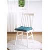 Farfallarossa Comfort - Cuscino Sedia in Microfibra 35x35cm Blu Verde / 1PZ 35x35CM