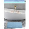 Farfallarossa Anita - Tappeto Da Bagno Antiscivolo Ad Asciugatura Rapida 1100GSM Azzurro / 50x80cm