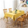 Farfallarossa Barocco - Tovaglia Rettangolare Antimacchia Oro / 140x135CM