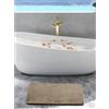 Farfallarossa Anita - Tappeto Da Bagno Antiscivolo Ad Asciugatura Rapida 1100GSM Tortora / 50x80cm