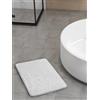 Farfallarossa Betta - Tappeto Da Bagno Peloso 1600GSM Bianco Chiaro / 60x120cm