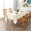 Farfallarossa Basic - Tovaglia Antimacchia Rettangolare Tinta unita Bianco Crema / 140x240CM