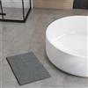 Farfallarossa Catia - Tappeto Da Bagno Pelo Lungo In Microfibra 1200GSM Grigio Scuro / 50x80cm