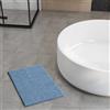 Farfallarossa Catia - Tappeto Da Bagno Pelo Lungo In Microfibra 1200GSM Azzurro / 50x80cm