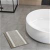 Farfallarossa Diana - Tappeto Da Bagno Pelo Lungo 1200GSM Tortora / 40X60cm