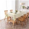 Farfallarossa Intreccio Classico - Tovaglia Antimacchia Rettangolare Beige 1 / 140x175CM