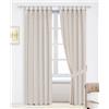 Farfallarossa Freda - Tenda Semi-Oscurante Jacquard Spesso con Motivo a Fiori di Zucca PV-N151 Beige 1 / 1PZ 140x290CM