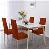 Farfallarossa Waterproof - Coprisedia Elastica Antimacchia Per Esterno,Giardino Arancione / 2PZ