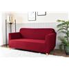 Farfallarossa Waterproof - Copridivano Elasticizzato con Braccioli Bordeaux / 3 Posti(180-220CM)