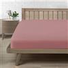 Farfallarossa Rubino - Lenzuolo sotto con angoli in Premium Microfibra Rosa Scuro / 180x200CM(Matrimoniale)