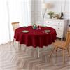 Farfallarossa Intreccio Classico - Tovaglia Antimacchia Rontonda Blu Scuro / 175x175CM
