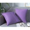 Farfallarossa Waterproof - Copricuscino Fodera per Cuscino Antimacchia Viola / 40x40CM