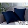 Farfallarossa Waterproof - Copricuscino Fodera per Cuscino Antimacchia Blu / 55x55CM