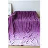 Farfallarossa Unique - Plaid Flanella Jacquard Sfumata 240GSM Viola / 210x240cm (Matrimoniale)