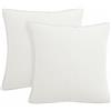 Farfallarossa Basic - Copricuscino Tinta Unita Lino 1 Pz Bianco / 42x42cm 1PZ