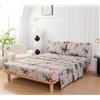 Farfallarossa Incanto di Fiori - Completo letto lenzuola in Microfibra di Poliestere Singolo 90x200cm+30cm (1 Federa 50x80)