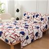 Farfallarossa Love Story - Completo Letto Lenzuola in Microfibra di Poliestere Singolo 90x200cm+30cm (1 Federa 50x80)