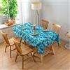 Farfallarossa Positano - Tovaglia Antimacchia Rettangolare Azzurro / 140x180CM