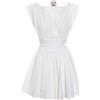 SEMICOUTURE Vestiti Primavera/Estate Cotone Bianco 40
