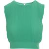 LIU.JO Top Primavera/Estate Poliestere Verde 38