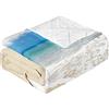 Surwin Trapuntino Copriletto Trapuntato Primaverile Estivo,Stile Moderno,Trapuntino in Morbida Microfibra Onde da Spiaggia 3D Leggero Coperta Letto Singolo/Matrimoniale (Stella Marina,130x150cm)