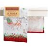 Maison d' Hermine Christmas Tradition, Runner da tavola in 100% cotone, per feste, cene, vacanze, cucina, giorno del Ringraziamento, Natale (50cm x 150cm)