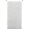 Cuore di lino - Tenda a Vetro in Puro Lino 100% Made in Italy Ajour Bianco Ottico (45X240cm)