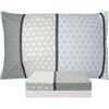 Bassetti Completo Copripiumino Set Letto Copripiumone Una Piazza e Mezza, Cotone Double Face, Sacco con Lenzuolo Sotto con Angoli e Federa Osaka 42